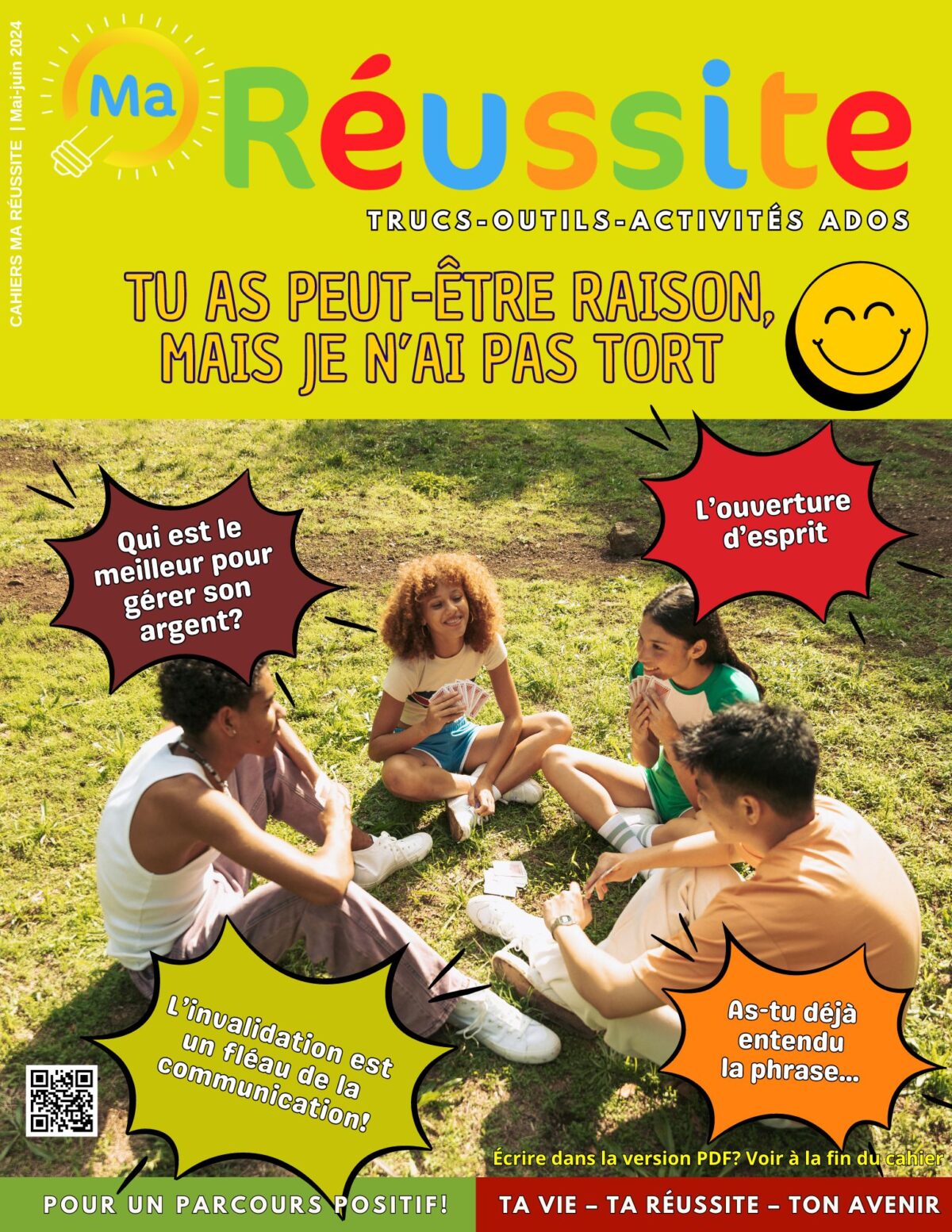 COUV 13.5 mai-juin 2024 Cahier Ma Réussite